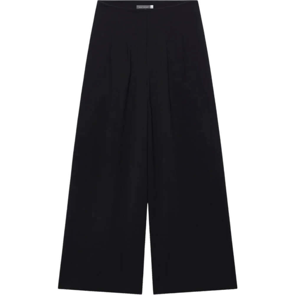 Mint Velvet Black Wide Leg Trousers